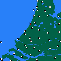 Nächste Vorhersageorte - Noordwijk - Karte
