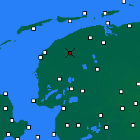 Nächste Vorhersageorte - Leeuwarden - Karte