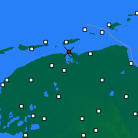Nächste Vorhersageorte - Lauwersoog - Karte