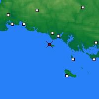 Nächste Vorhersageorte - Île de Groix - Karte
