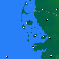 Nächste Vorhersageorte - Nordfriesische Inseln - Karte