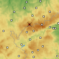 Nächste Vorhersageorte - Erzgebirge/W - Karte