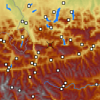 Nächste Vorhersageorte - Annaberg im Lammertal - Karte