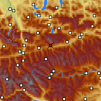 Nächste Vorhersageorte - Ramsau am Dachstein - Karte