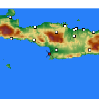 Nächste Vorhersageorte - Matala - Karte