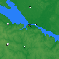 Nächste Vorhersageorte - Switlowodsk - Karte