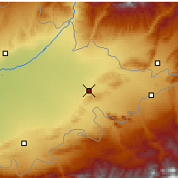 Nächste Vorhersageorte - Andijon - Karte