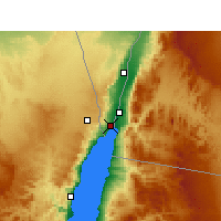 Nächste Vorhersageorte - Eilat - Karte