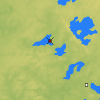 Nächste Vorhersageorte - Red Lake - Karte