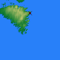 Nächste Vorhersageorte - Resolution Island - Karte