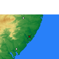 Nächste Vorhersageorte - Porto De Pedras - Karte