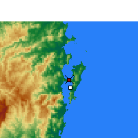 Nächste Vorhersageorte - Florianópolis - Karte