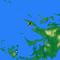Nächste Vorhersageorte - Mount Byron - Karte