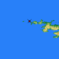 Nächste Vorhersageorte - Bird Island - Karte