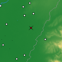 Nächste Vorhersageorte - Berettyóújfalu - Karte