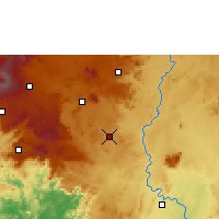 Nächste Vorhersageorte - Bangangté - Karte