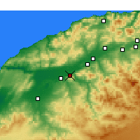 Nächste Vorhersageorte - Oued Rhiou - Karte