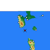 Nächste Vorhersageorte - Terre-de-Haut - Karte