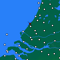 Nächste Vorhersageorte - Scheveningen - Karte