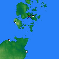 Nächste Vorhersageorte - Orkney - Karte