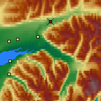 Nächste Vorhersageorte - Sutton-Alpine - Karte
