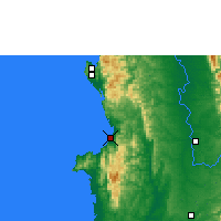 Nächste Vorhersageorte - Nuquí - Karte
