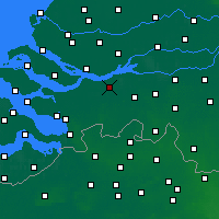 Nächste Vorhersageorte - Zevenbergen - Karte