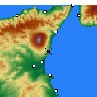Nächste Vorhersageorte - Acireale - Karte