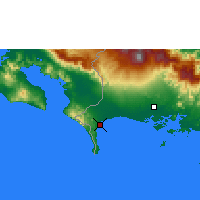 Nächste Vorhersageorte - Puerto Armuelles - Karte