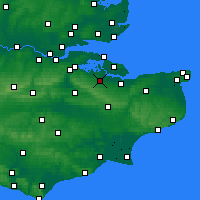 Nächste Vorhersageorte - Sittingbourne - Karte
