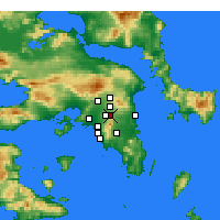 Nächste Vorhersageorte - Agia Paraskevi - Karte