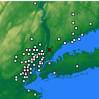 Nächste Vorhersageorte - Yonkers - Karte