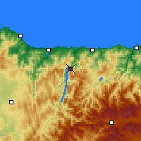 Nächste Vorhersageorte - Castriyón - Karte