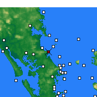 Nächste Vorhersageorte - Mangawhai Heads - Karte