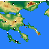 Nächste Vorhersageorte - Stagira-Akanthos - Karte