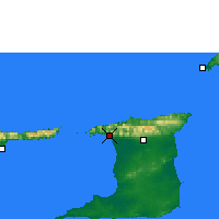 Nächste Vorhersageorte - Port of Spain - Karte