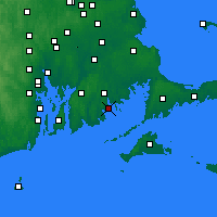Nächste Vorhersageorte - New Bedford - Karte