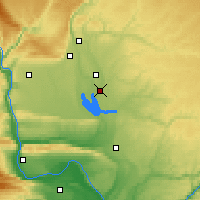 Nächste Vorhersageorte - Moses Lake - Karte