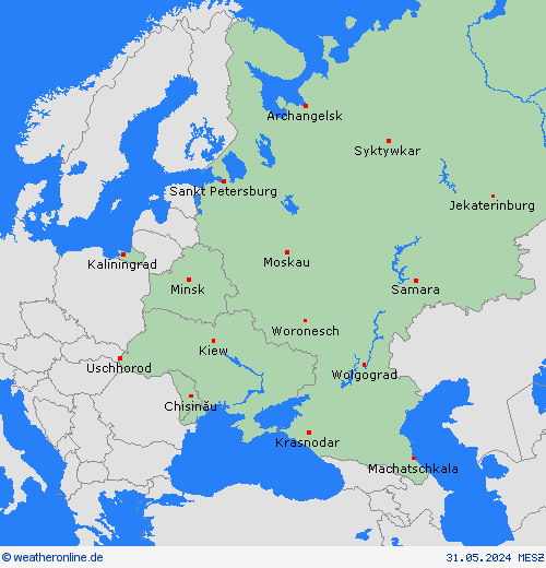   Europa Vorhersagekarten