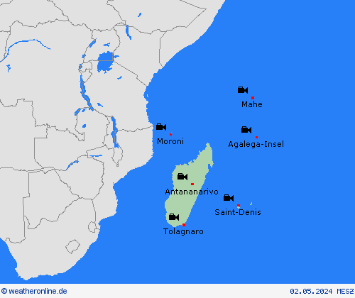 webcam  Afrika Vorhersagekarten