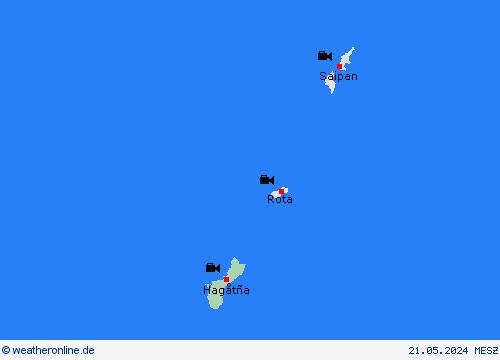 webcam Guam Ozeanien Vorhersagekarten