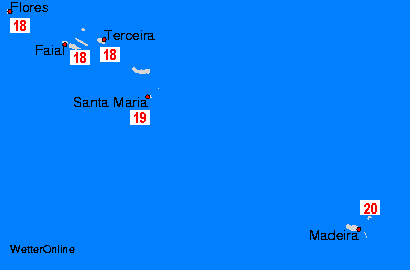 Azoren/Madeira: Mi, 29.05.